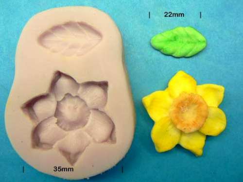 Daffodil Silicone Mould - Click Image to Close